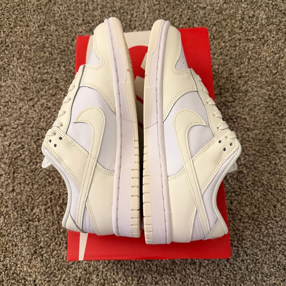 NWT Nike Dunk Low ‘White Sail’ Women’s 8.5 - Picture 7 of 9